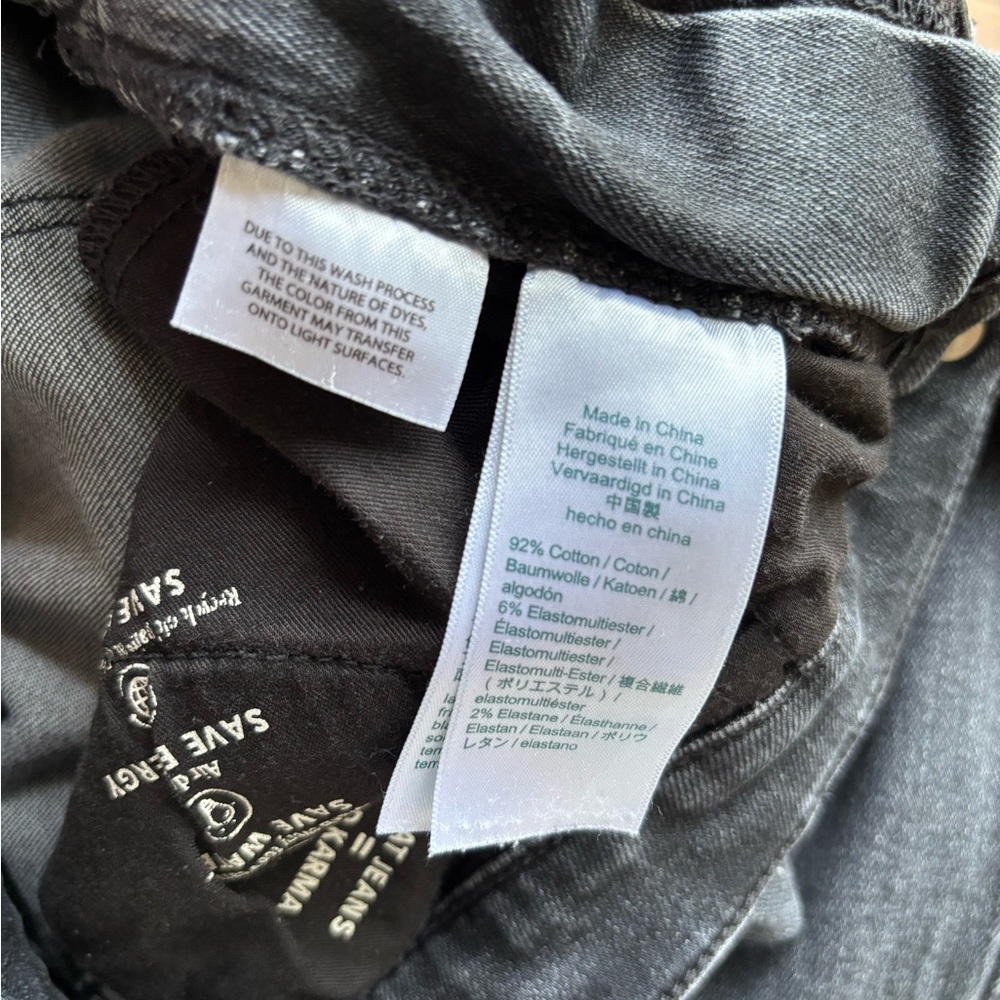 J.Crew Vintage Straight Jeans, washed black, size 28 - Picture 8 of 11